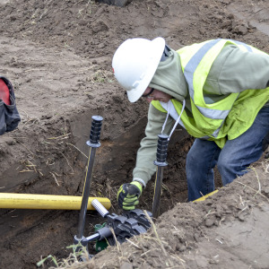 Gas Utility trench